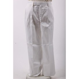 Hvide danske marinebukser i poly/cotton nye_417.dk